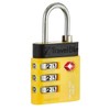 Travel Blue TSA Combination Lock in vivid blue or yellow