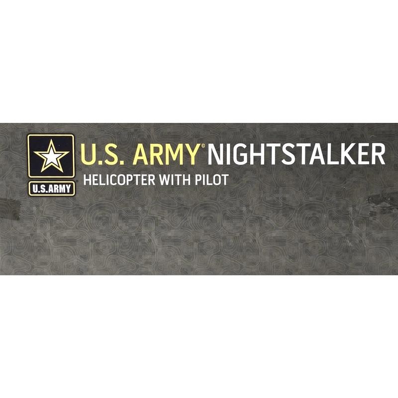US Army Night Stalker Helicopter with Soldier Figure and Light/Sound
