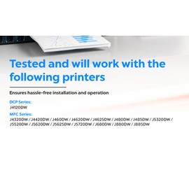 CMYi LC203 Replacement Combo Pack Ink Cartridges for Brother DCP-J4120DW, MFC-J4320DW, J4420DW, J460DW, J4620DW, J4625DW, J480DW, J485DW, J5320DW, J5520DW (1 Black, 1 Cyan, 1 Magenta, 1 Yellow)