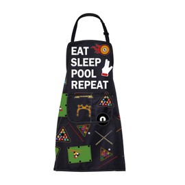 Pool Apron Billiards Apron Pool Player Gift for Billiards Lover Billiards Ball Gifts Eat Sleep Pool Repeat Pool Ball Apron