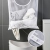 2 Pack Portable Laundry Bag,Hanging Laundry Hamper Bag, Mesh Laundry