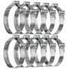 10 Pack - 80mm > 85mm T Bolt Hose Clamps