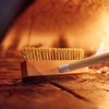 SHANGPEIXUAN Pizza Oven Brush 41-Inch Long Wood Handle Brass Bristles