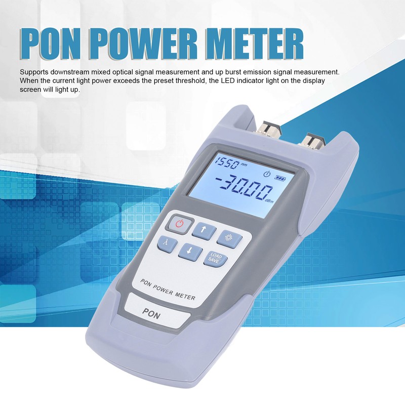 Optical Fiber Power Meter Handheld High Accuracy PON Power Meter