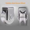 2in V Groove Wheel Stainless Steel Groove Wheel Heavy Duty