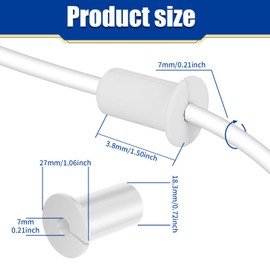 16 Pcs 3/4 Inch Starlink Wall Grommets Cable Routing Grommet Cable Pass Through Grommet for Starlink Rubber Wall Bushing Grommets for Organizing Protecting Cord (White)