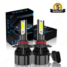 Shyfrult 9012 HIR2 CANBUS 360000LM LMP LED Headlight Bulb Hi Beam Conversion Kit 6000K