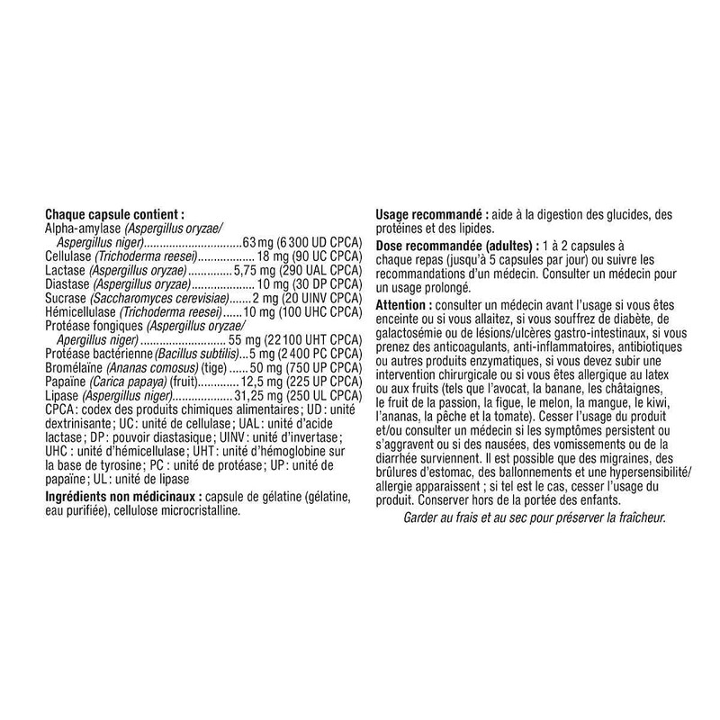 Webber naturals Complete Digestive enzymes Capsules, 180 Count