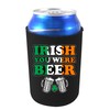 Irish You Were Beer Collapsible Can Coolie