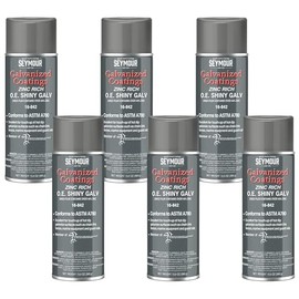 16-842 Seymour Galvanized Coating, OE Shiny Galv net 13 oz. (Pack of 6)