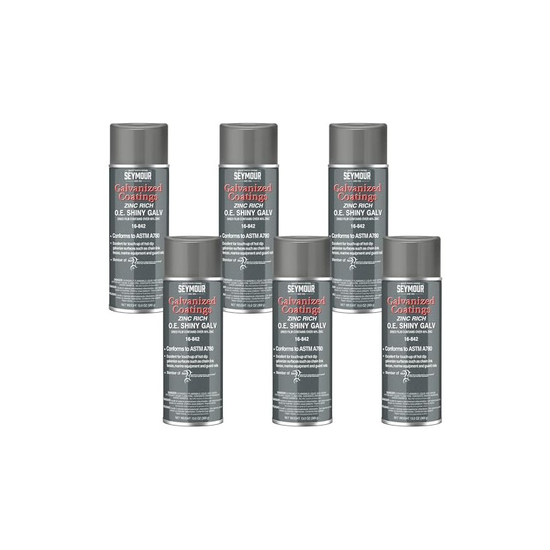 16-842 Seymour Galvanized Coating, OE Shiny Galv net 13 oz.