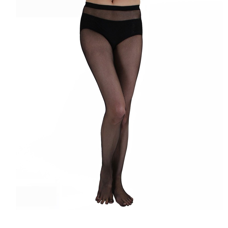 TOETOE - Women Legwear Soft Fishnet Toe Tights Seamless Plain