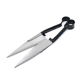 Sheep Shear Grass Shear Alpaca Shears R Shaped Design For Large Thick-Haired Animal Grooming (Black)