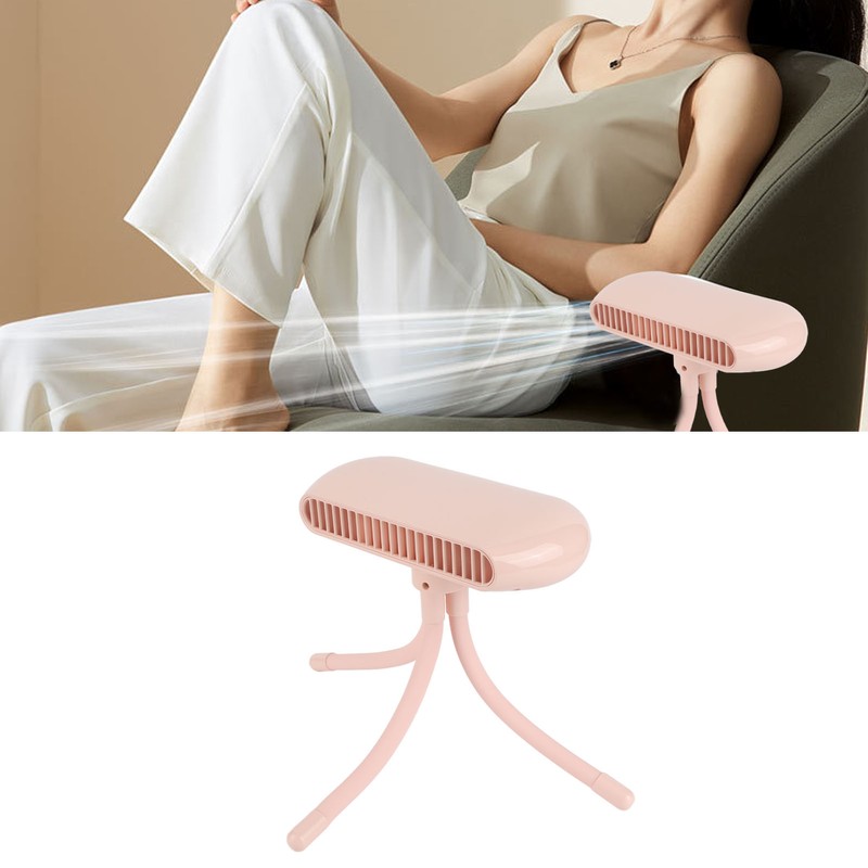 Mini Handheld Stroller Fan DC5V 4 Levels Adjustment USB Rechargeable