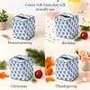 CPC Apatite Blue Hand Block Printed Cotton Tissue Box Cover