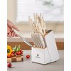 Knife Set, KUNYUAN 15 pieces Knife Sets for Kitchen,High Carbon