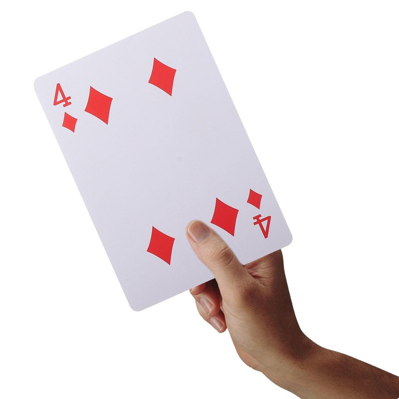Alasum Large Playing Cards Jumbo Giant Playing Cards 9.51x6.76 Inch