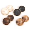 5 PCS Fashion Metal Pattern Round Button Arrow Pattern Button