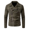 Retro Leather Jacket with High-end Feel, Retro Tie Dye Washed