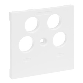 LEGRAND, Seano 765157 Cover TV-R-SAT-SAT for Axing, Triax, Wisi, Hirschmann and Astro, Colour: Ultra White