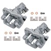 MOSTPLUS 19B3298 19B3299 Rear Brake Caliper Assembly w/Bracket Compatible for