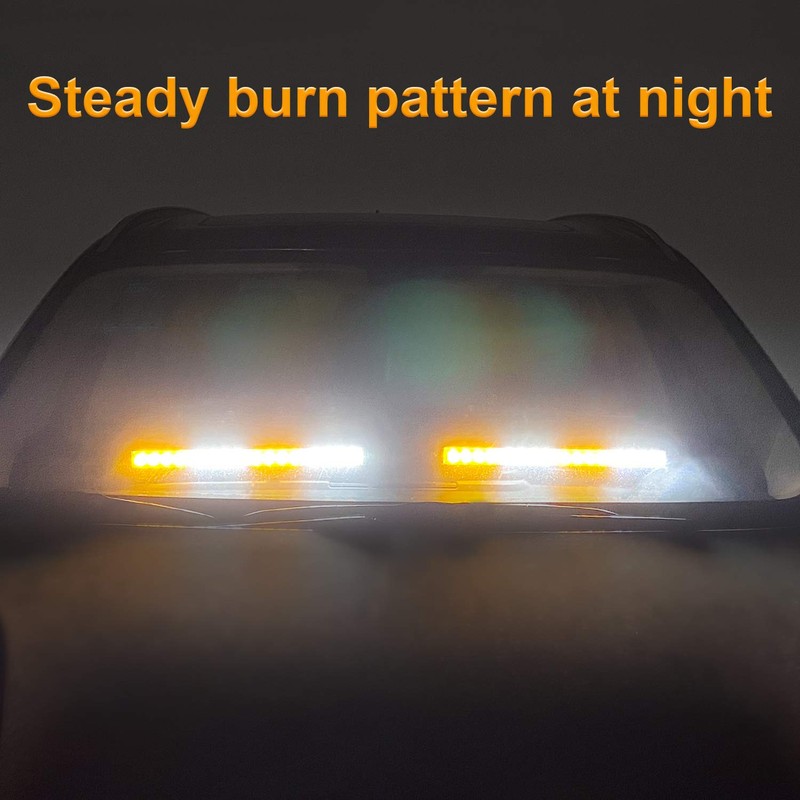 2 in 1 32 Inch 12-24V LED Emergency Strobe Lights