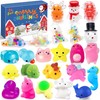 Edmirfun 2024 Squishy Toy Advent Calendar, 24 PCS Animal Squishies, Christmas Countdown Advent Calendar, Stress Relief Toys, Christmas Surprises Present For Boys Girls 3 4 5 6 7 8 9 10 Years Old