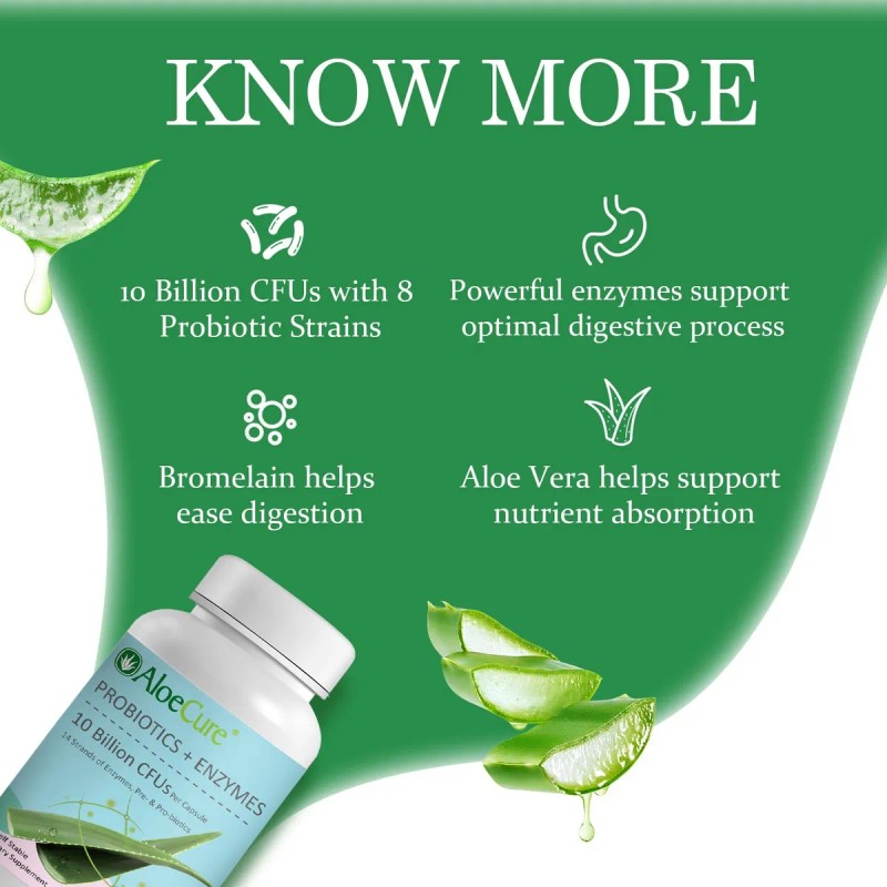Aloecure Probióticos 10 Mil Millones Ufc 30 Cápsulas