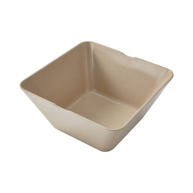 EcoSouLife Rice Husk Square Bowl, Large