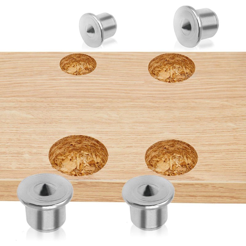 ASFINS Dowel Centre Point, 24pcs Center Points Pin Dowel Drill
