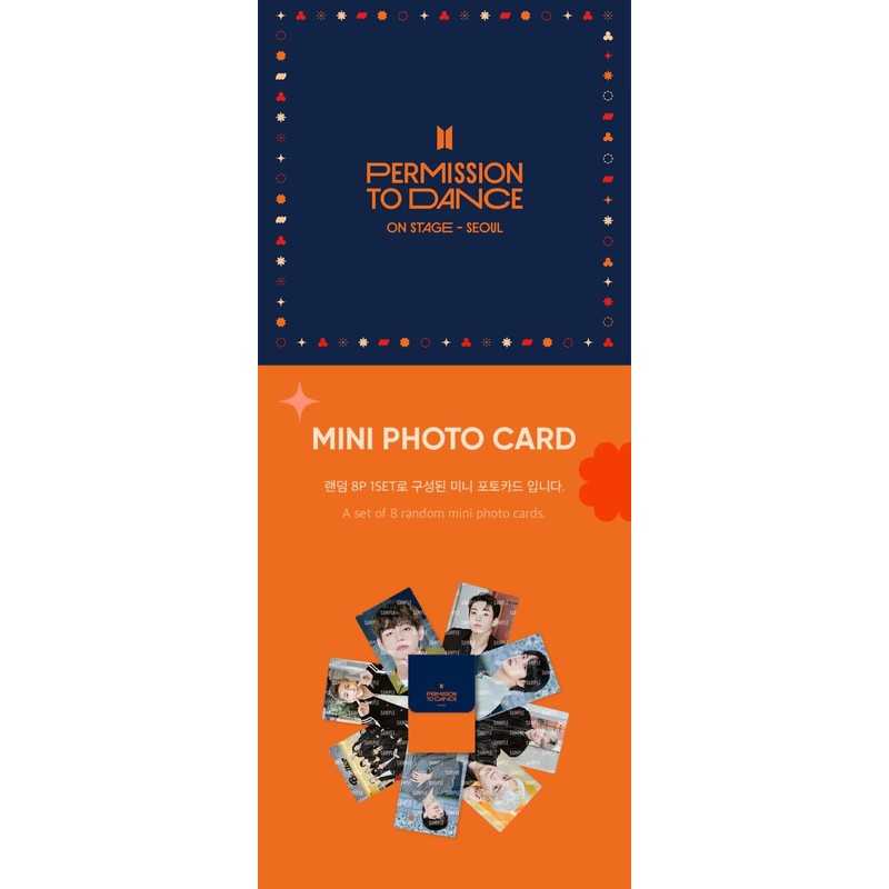 BTS PTD On Stage Seoul Mini Photo Card 1 Set