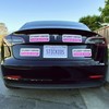 Stickios Non-Magnetic Student Driver Stickers - Removable Student Driver Decals