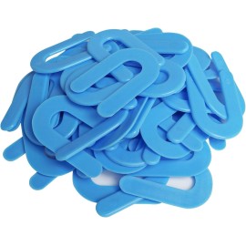 Storystore 400 Horseshoe Tile Spacers, 1/16-Inch U-Shaped 1/16"-400 Pcs, Blue