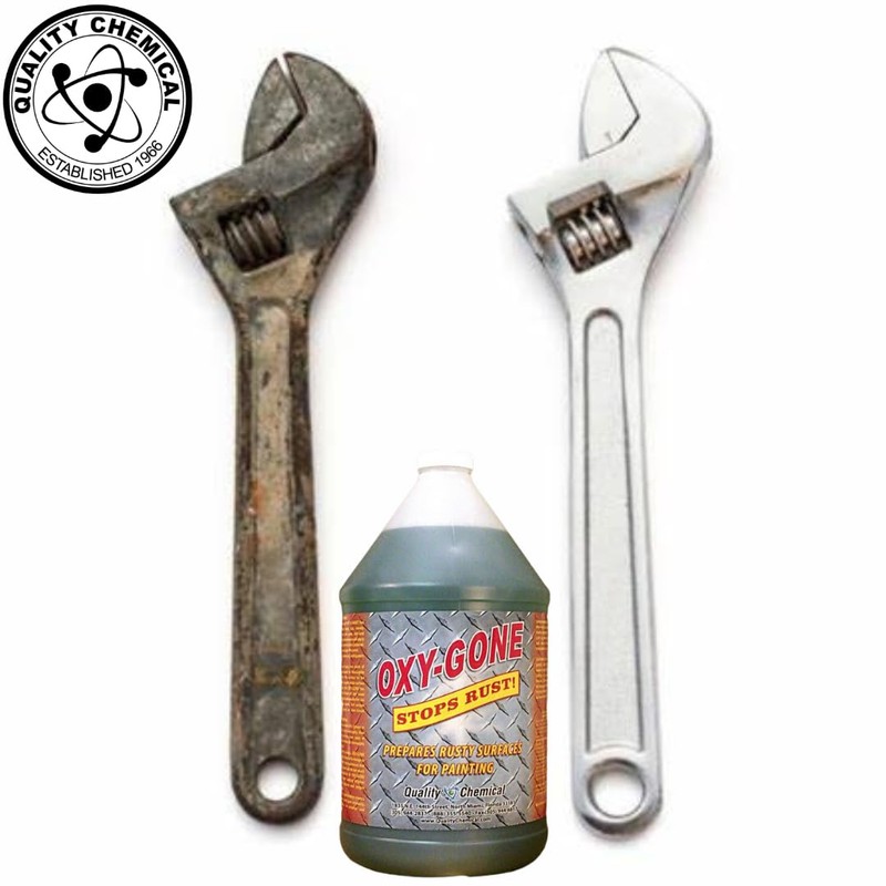 Quality Chemical Oxy-Gone Rust Remover and Metal Treatment - Rust