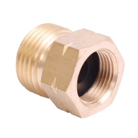 Gas Adaptor Craftsman Bottle Short (3/8 Inch Left Internal Thread to 21.80 x 1/14 Left Male Thread)
