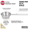 Hawkins 1.5 Cup Tadka Pan, 360 ml Triply Stainless Steel