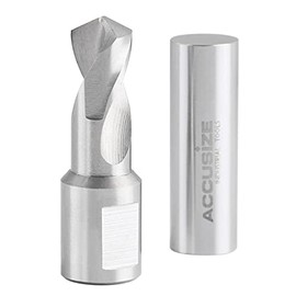 Accusize Industrial Tools 9/16 Inch Dia of Drill H.S.S. Fully Ground Drill with 3/4 Inch Weldon Shank, 1 Inch Cutting Depth, 0519-1916
