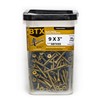 Big Timber 9x3" Wood Screws 5BTX93 T-25-Drive Bit Bronze Star