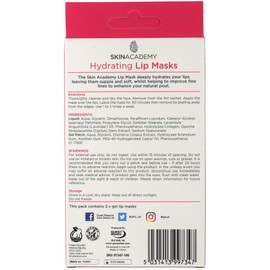 Skin Academy Hydrating Lip Masks 2 Treatments Deeply Hydrates Lips
