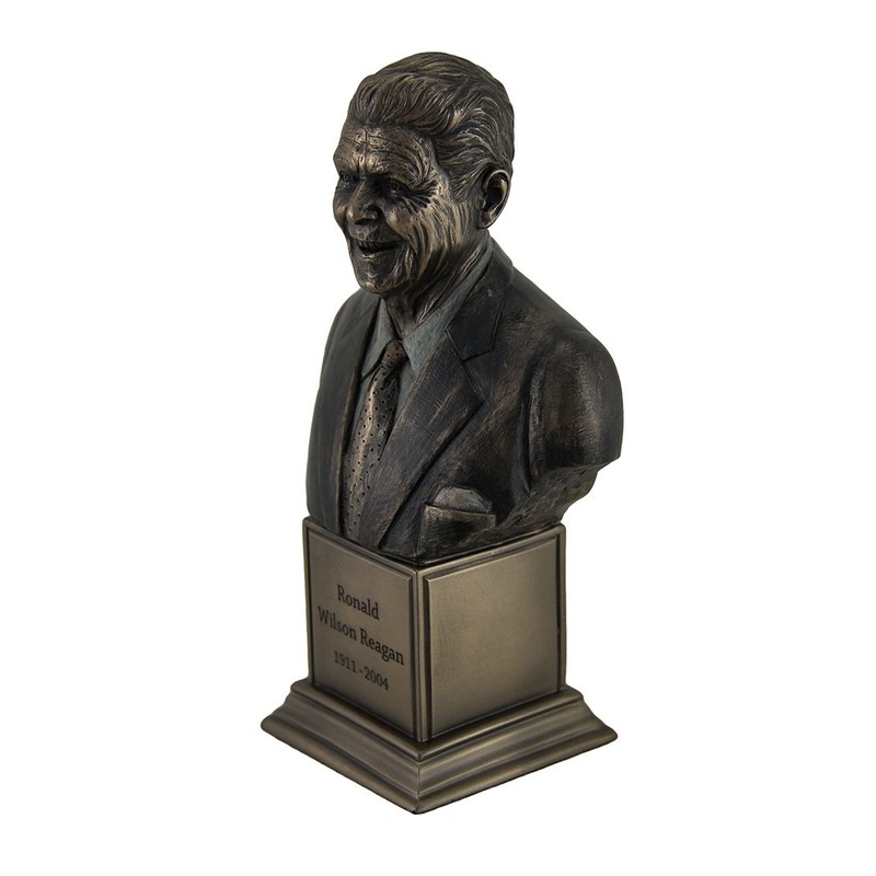 Veronese Design Ronald Wilson Reagan Bronze Finish Statue On Inscribed
