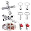 KATIMI 6PCS Gas Meter Box Key Set, Universal Square Gas