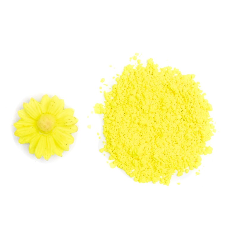 Sunflower Sugar Art Neon Yellow Glow In The Dark Petal