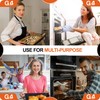 G4GADGET Non-Stick Baking Tray for Oven - 24cm Durable Carbon