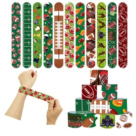POPOYU Pack of 24 Slap Bracelets Set Children for Boys Girls Snap Bracelets Birthday School Party Accessories