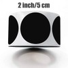 2 Inch Black Circles Sticker Round Coding Dots Labels Self-Adhesive