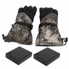 Electric Thermal Gloves Polyester Adjustable Temperature Anti Slip Touch Screen