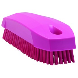 Vikan 6440 Nail Brush, Polyester, Pink, 1