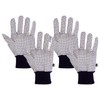 Custom Leathercraft2006 Cotton Canvas Gloves with Gripper Dots , Black
