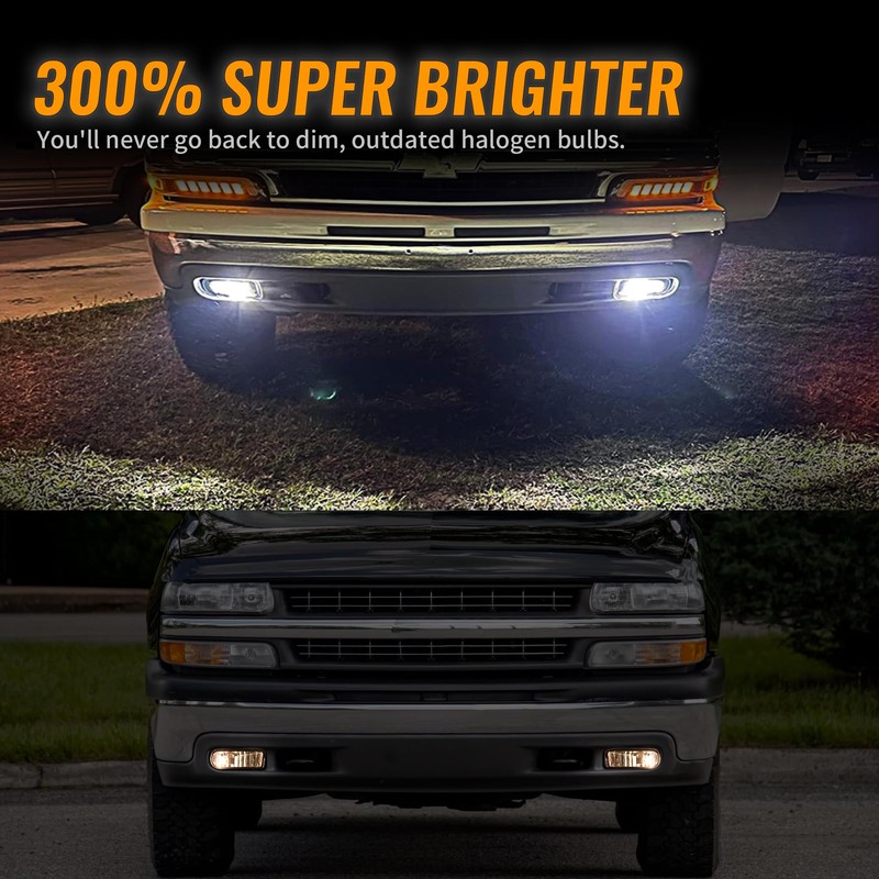 DOT Approved LED Fog Lights Fog Lamps Replacement Compatible with