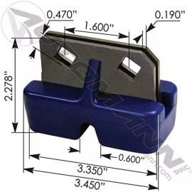 UAT FREIGHTLINER HOOD LATCH ISOLATOR  A17-13666-000